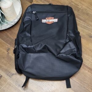 Harley-Davidson Black Men's Backpack - Durable Everyday Carry Brand New No Tags